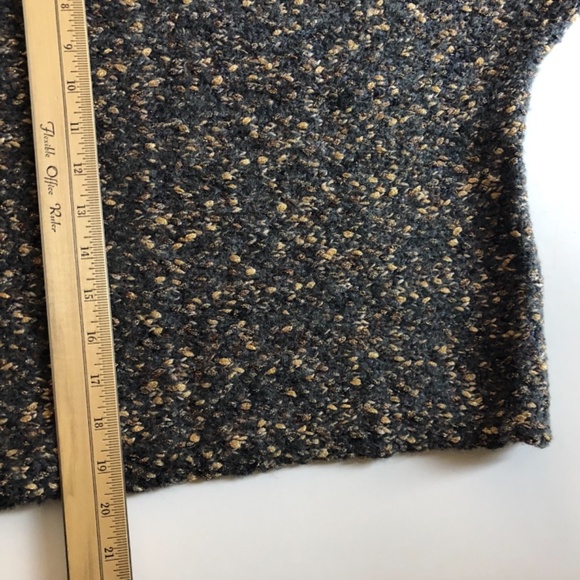 NWOT, Metallic Ella Moss Back Buttoned, Dolman Sleeve Sweater - Picture 4 of 11